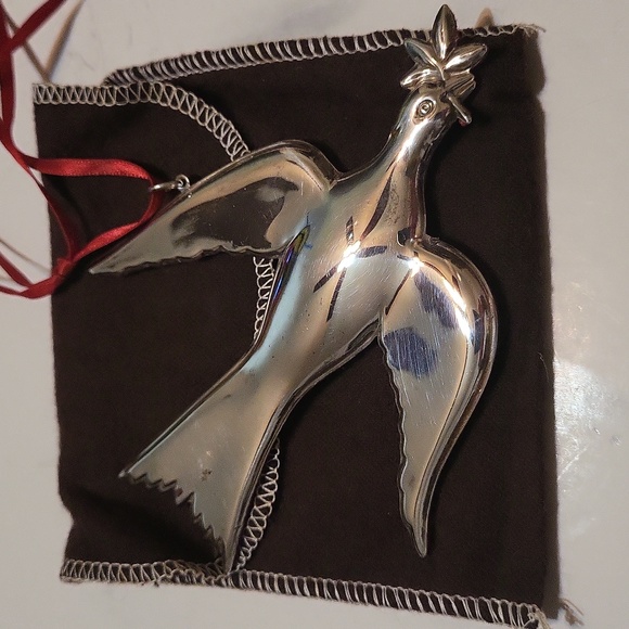 Gorham Christmas tree ornament- Vermont Dove. Original box with cloth bag. - Picture 1 of 4
